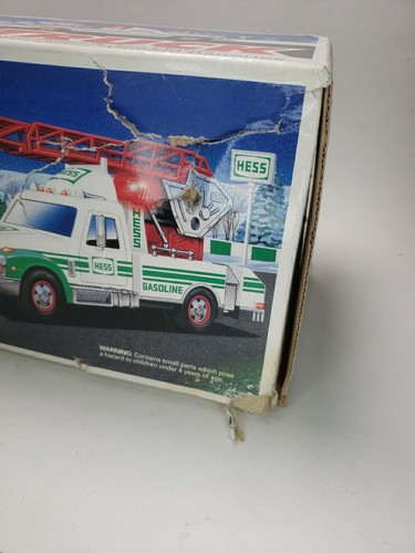 Vintage 1994 Hess Rescue Truck New In Open Box, Needs Batteries - Picture 11 of 11
