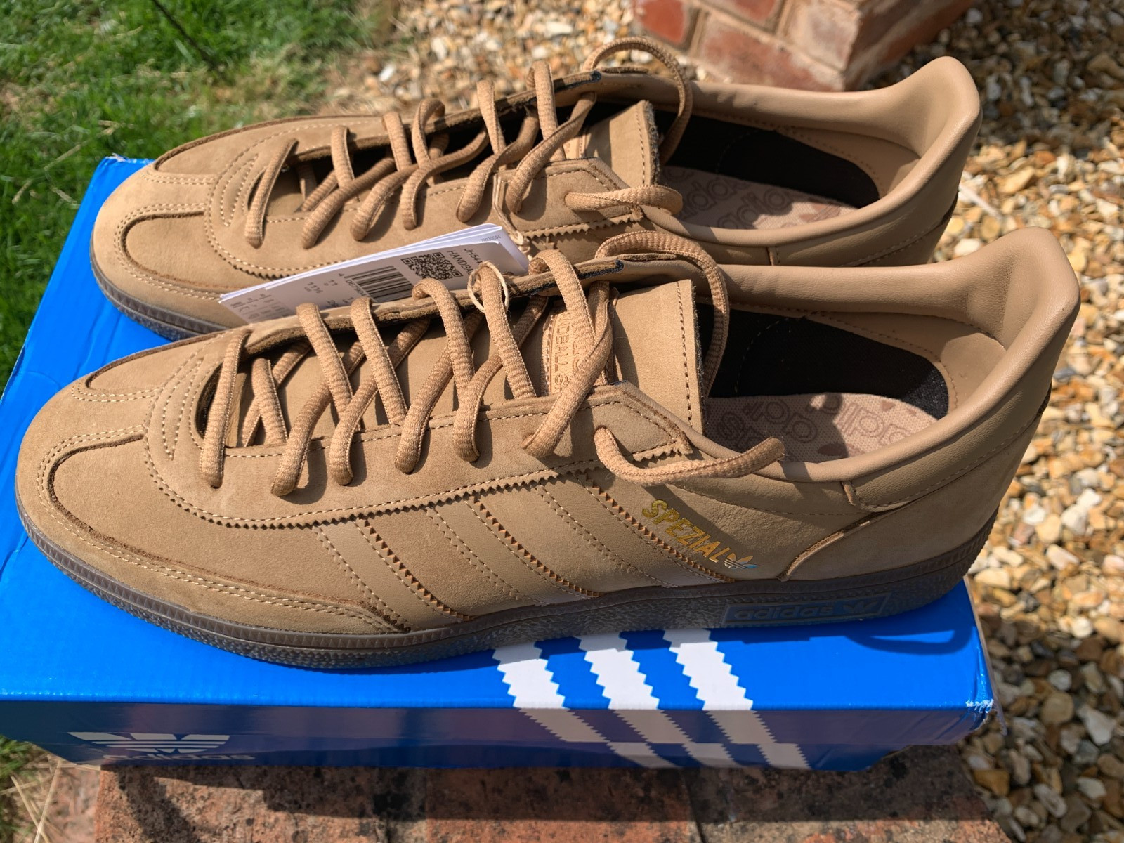Adidas Handball Spezial Shoes Brown/Cardboard - JH5448 - BNIBWT