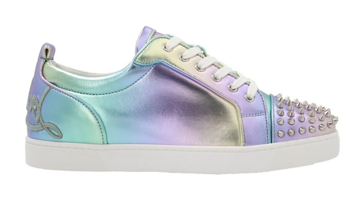 Christian Louboutin Mens Fun Louis Junior Spikes Flat Licorne Low