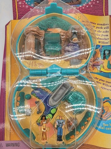 Vintage 1995 Disney Tiny Collection Pocahontas Playcase Polly Pocket NEW Mattel - Bild 2 von 5