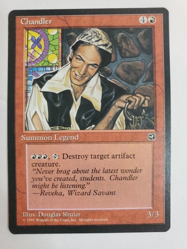MTG Magic The Gathering Card Chandler Evoca Leggenda Patrie Rosse 1995