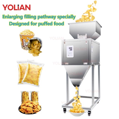 Snack soffiato grande vibrazione riempitivo cannula pesatura automatica riempitivo - Foto 1 di 7