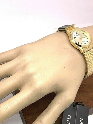 Reloj Citizen Mujer EQ2002-91P Cuarzo Esfera Dorada Acero Inoxidable Pequeño 26mm - Imagen 4 de 12