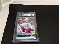 Zach Werenski Signed 2016-17 Upper Deck Young Guns RC #224 Auto. Beckett COA 1A