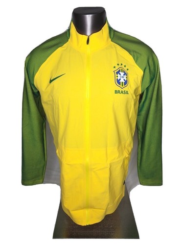 Nike Brazil Olympic Soccer Jacket SZ XL Rio CBF Elite Revolution Woven 3 Track