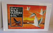 New Eddie Bauer WILD GLIDERS 6 High Flying Paper Gliders NOS 1992 USA Free Ship 