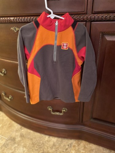 Obermeyer Fleece Mid-Layer 1/2 Zip Pullover Top / Jacket - Little Kids / Medium - Picture 5 of 7