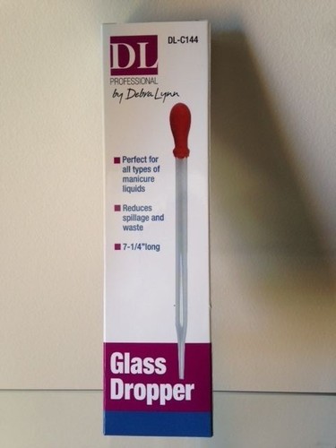 New DL Professional by Debra Lynn 7-1/4" Glass Dropper - DL-C144 - Imagen 1 de 4