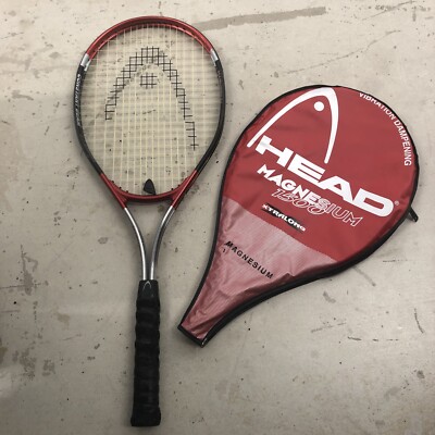 Head Magnesium 1500 4 3/8” Tennis Racquet Red XtraLong