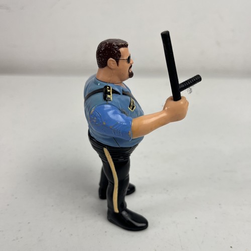 Big Boss Man Complete WWF Hasbro Wrestling 1990 Vintage Figure With Night Stick - Picture 4 of 6