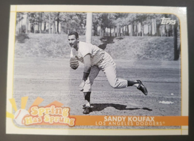 2020 Topps Opening Day ''Spring has Sprung'' Sandy Koufax #SHS-4
