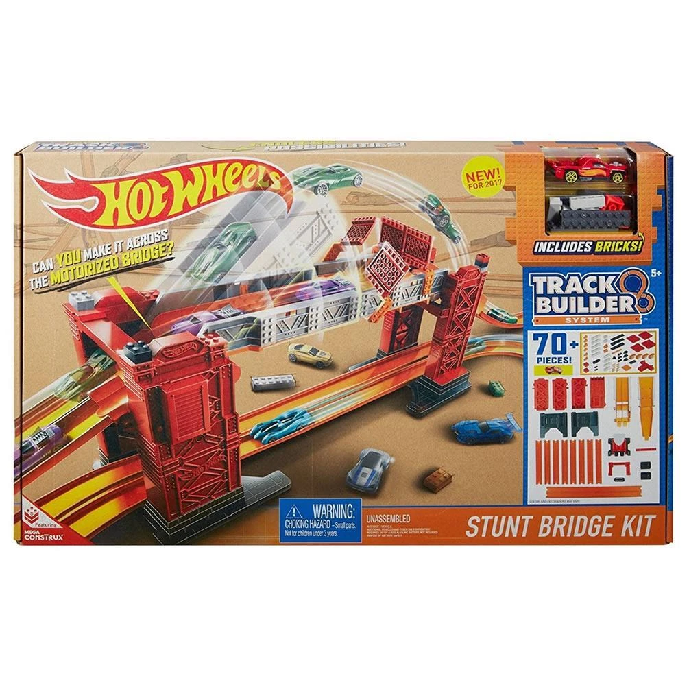 Hot wheels track builder stunt set discount