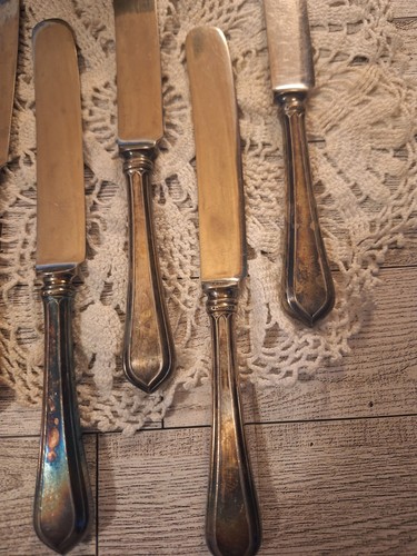 6er Set Vintage Kenwood Silverplate Buttermesser, Besteck, Silberbesteck - Bild 4 von 7
