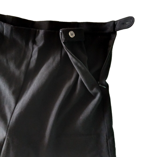 EAST 5TH HIGH RISE DRESS PANTS BLACK PLEATED SIDE ZIP WIDE LEG WOMENS SIZE 4 - Picture 6 of 12