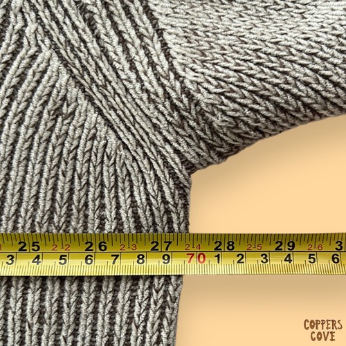 Vintage Rip Curl Knitted 1/4 Zip Jumper Sweater 2XL Brown Wool Surfwear 90s - Picture 12 of 14