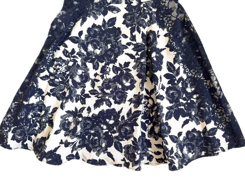 NWT Jessica Simpson Women's Sleeveless Fit & Flare Lace Floral Print Dress 6 - Picture 4 of 5