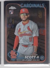 2024 Topps Chrome Update Series - Rookie Debut Victor Scott II #USC55 (RC)