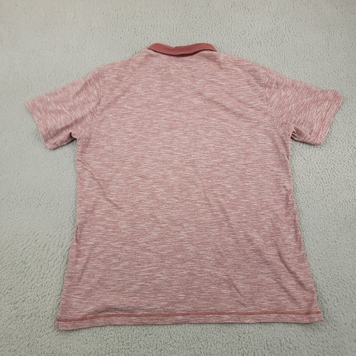 Linksoul Polo Shirt Mens XXL Heather Red Golf Tempus Fugit Casual - Picture 9 of 14