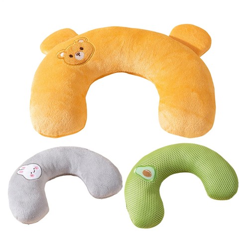 Cat Calming Pillow Soft Plush Neck Pillow U-shape Pillow for Pet Neck Protection