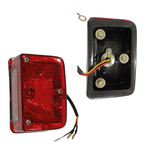 Fits Royal Enfield Bullet Rear Box Type Tail Light Assembly Fit Rear Light Bike - Bild 11 von 14