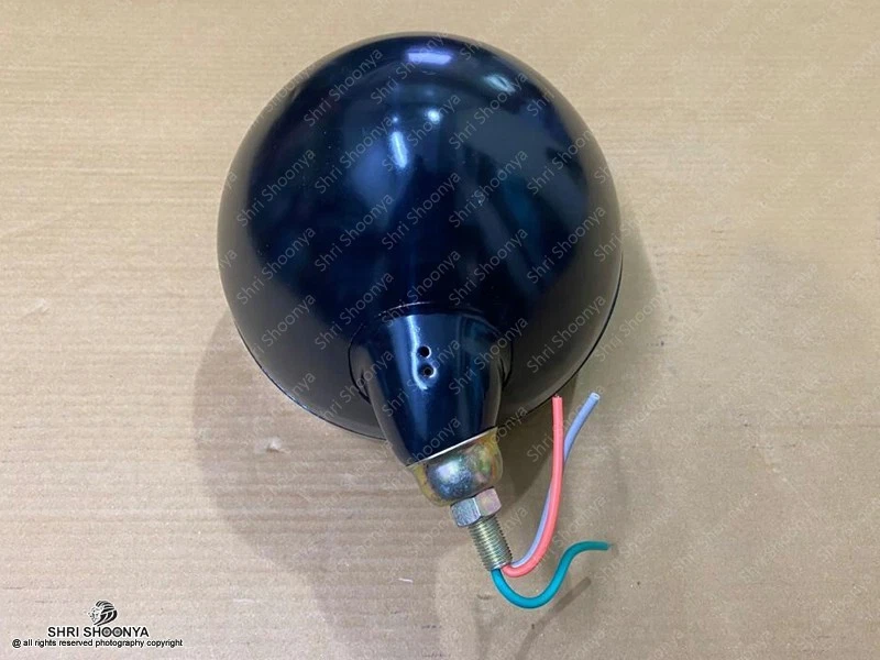 Faro para camionetas Ford Hot Rod Willys Jeeps 1/2 tonelada con bombillas negro Foto 4 de 4