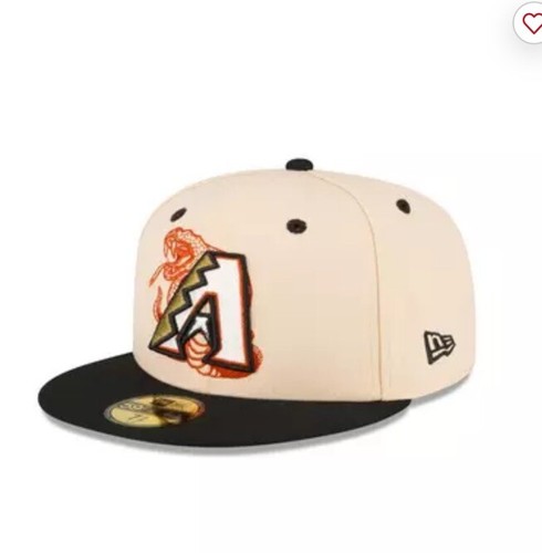 Arizona Diamondbacks New Era Mango 🥭 Habanero Sz 7 1/4 *RARE* 59Fifty Fitted - Picture 5 of 9