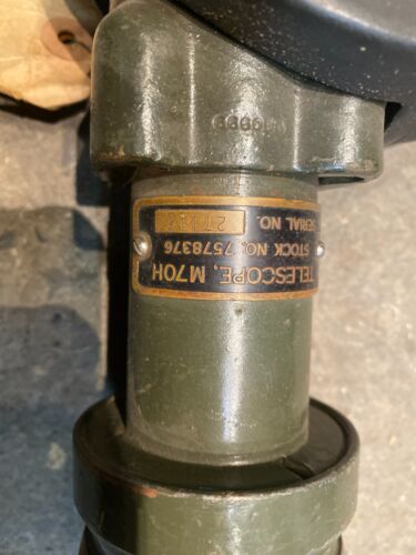Original M70 Tank Telescope Army green sn 27110 - Picture 2 of 8