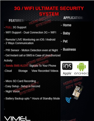 Wireless Camera 3G Security System Live Home House 32GB WIFI Motion Activated - Picture 2 of 4