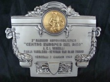 Vercelli 1968 European Rice Centre Automotive Meeting Plate 2nd