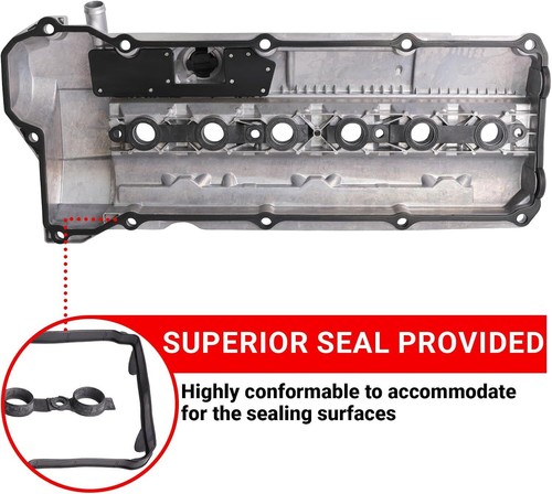 Aluminum Valve Cover for 96-00 BMW E36 E39 323is 328is 528i M3 Z3 11121703341 - Picture 5 of 14