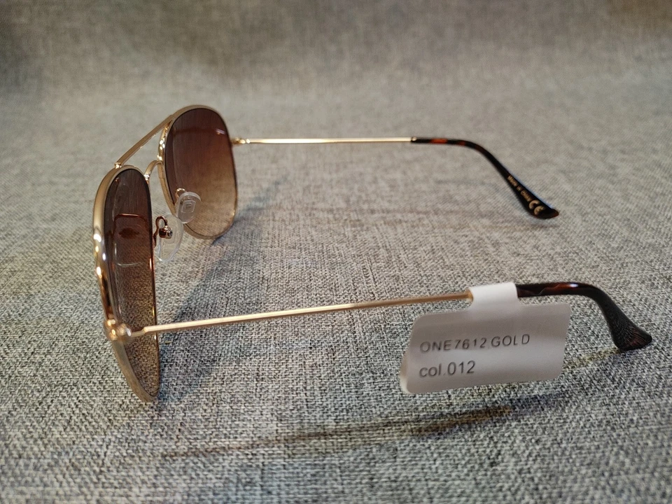 复古复古飞行员太阳镜男式女式  — 第 2/4 张图片