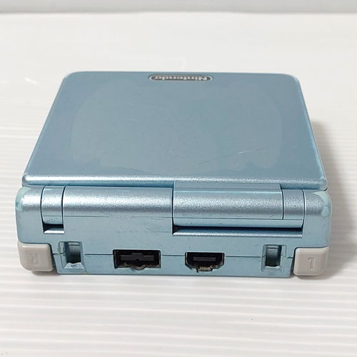 Nintendo Gameboy Advance SP Pearl Blue console AGS-001 w/ battery charger Japan - Picture 9 of 13