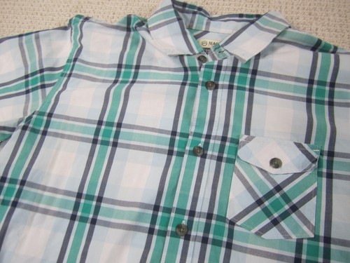Magellan Shirt Mens Medium Plaid Long Sleeve Classic Fit Outdoors Button Down - Picture 2 of 9
