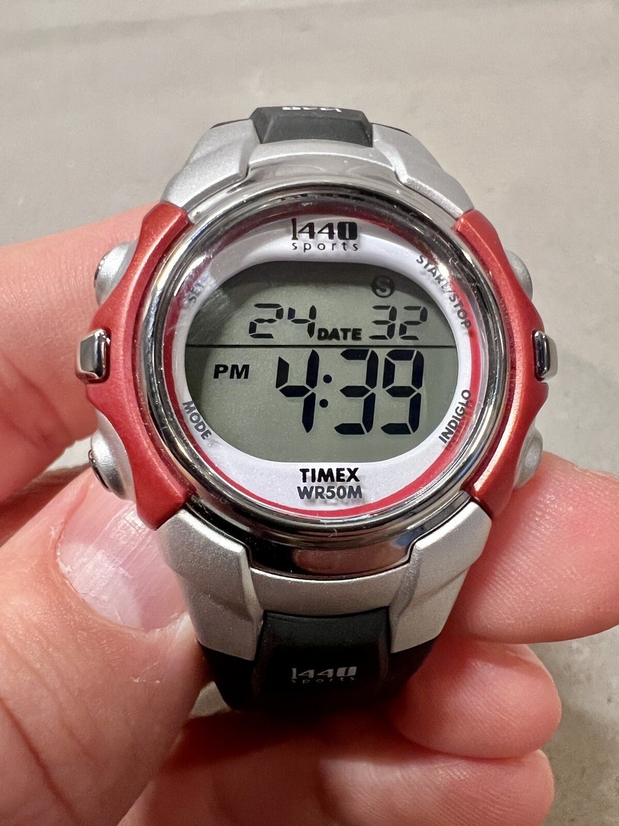 Indiglo Watches Timex 1440 Sports Watch Manual Timex 1440 Sports