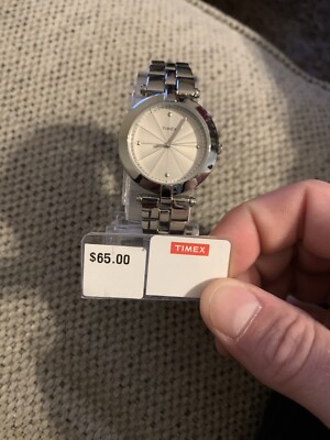 Timex Women's Greenwich Silver-Tone Stainless Steel Quartz Watch - TW2P79100