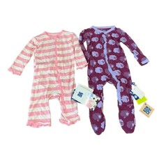 NWT Bundle of 2 Kickee Pants Bamboo Bodysuits Size 0-6m