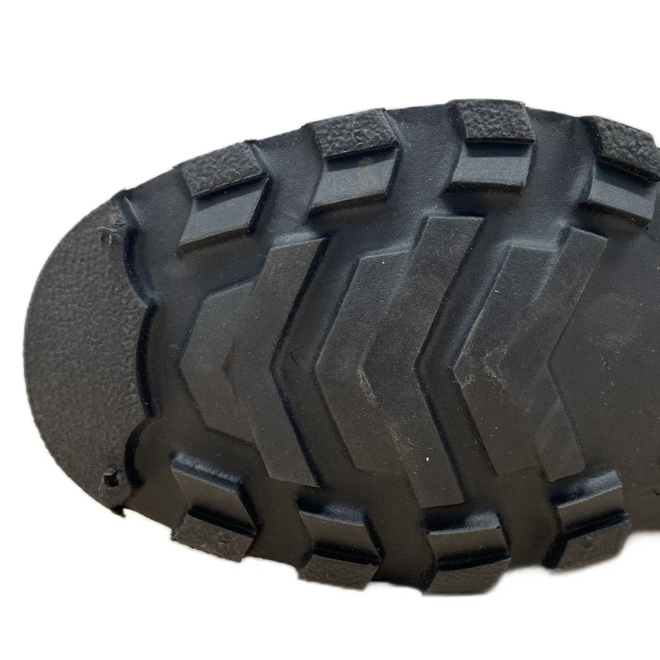 STIVALI DA LAVORO UOMO IN GOMMA PVC IMPERMEABILI ANTISCIVOLO ANTIPIOGGIA NERO - Immagine 3 di 4