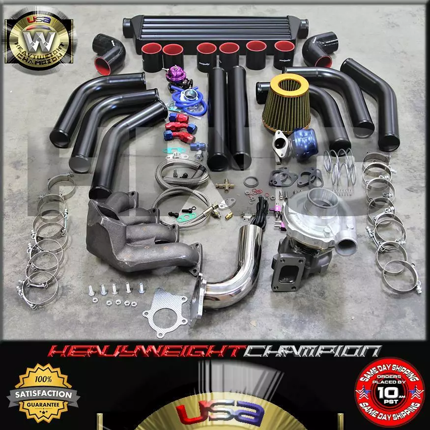 TOP MOUNT 90 01 Acura Integra GS R B18 Turbo Kit T3 T4 Manifold