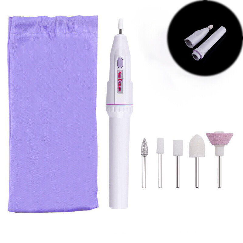6 in 1 Nail Art Tool Electric Nails Tool Salon Calluses Buffing Set Toe Drill