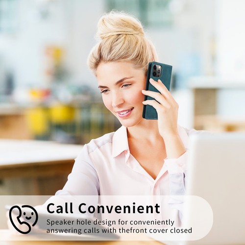 For iPhone 16 15 14 13 12 11 Pro Max Magnetic PU Leather Flip Wallet Stand Case - Picture 38 of 49