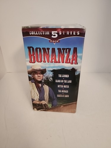 Bonanza Collector Series 5 Pack VHS Videos Rare - Picture 4 of 6