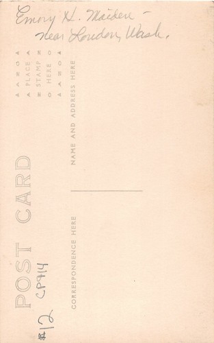 H94/ Occupational RPPC Postcard c1910 Louden Washington Grinder Stone156 - Picture 2 of 4