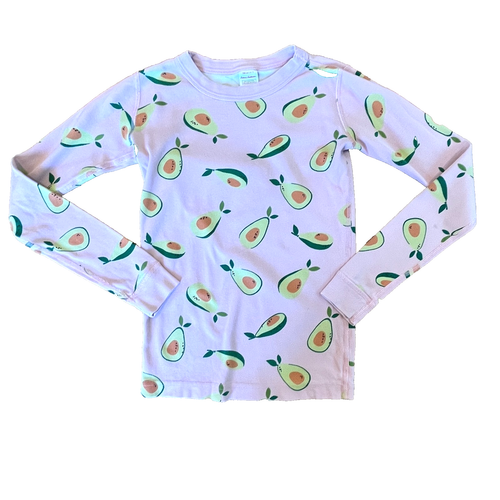 Hanna Andersson Pink T-Shirt with Avocados Size 12 Youth Kids - Picture 2 of 6