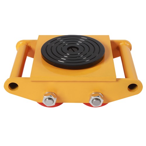 Machinery Movers w/ 360°Rotation Cap 13200lbs 6T 4 Rollers Machine Cargo Trolley - 第 23/24 張圖片