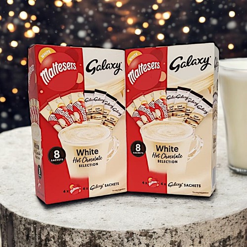 Selección de chocolate caliente blanco Malteser & Galaxy 8 sobres - Imagen 19 de 26