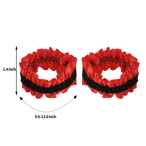 Adults Thigh Bands Elastic Armbands Versatile Hairband Comfortable Garters - Picture 140 of 151