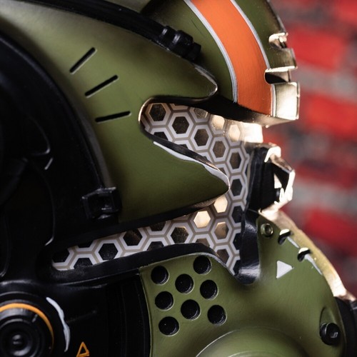 Xcoser Titanfall Jack Cooper Helmet Cosplay Mask Prop Updated Version LED Light - Picture 10 of 14