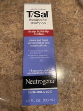 Neutrogena T/Sal Therapeutic Shampoo Scalp Build-Up Control - 4.5 oz 01/2023