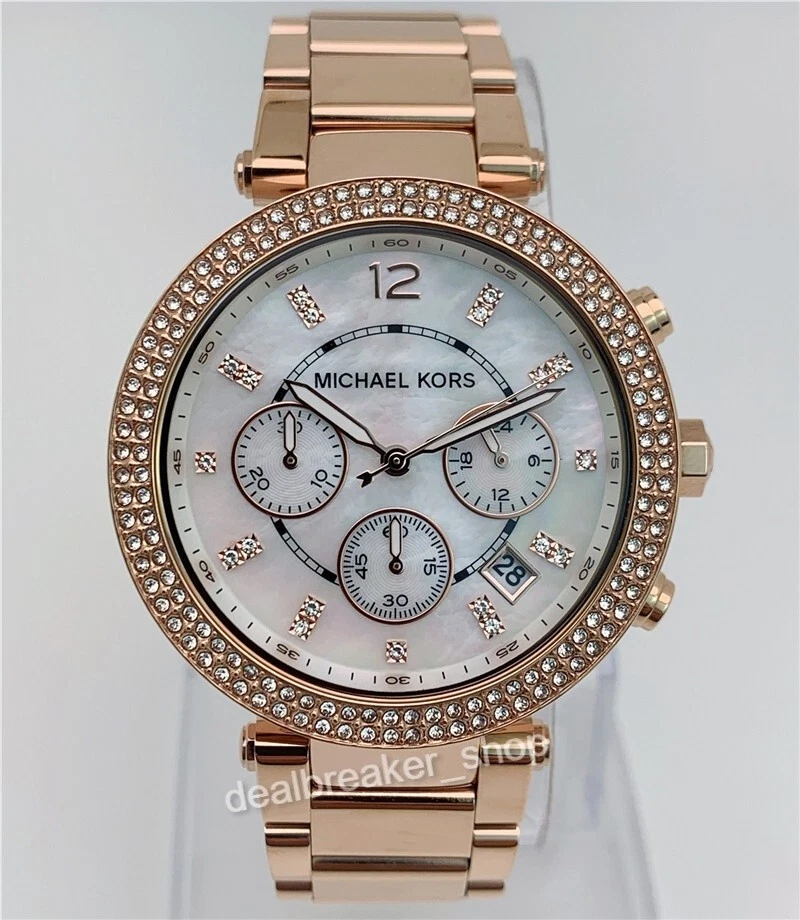 Michael Kors Parker MK5491 Rose Gold Tone 38mm Chronograph Dial