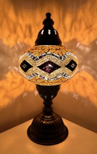 Mosaik lampe Mosaiklampe M / L orientalische Lampe Tischlampe Samarkand-Lights - Bild 36 von 45